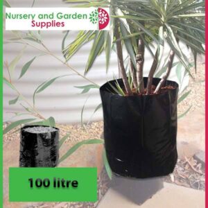 100 litre Poly Planter Bags at Nursery and Garden Supplies NZ - for more info go to nurseryandgardensupplies.co.nz