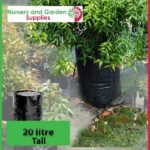 20 litre Tall Poly Planter Bags at Nursery and Garden Supplies NZ - for more info go to nurseryandgardensupplies.co.nz