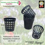 50mm Net Pot Black at Nursery and Garden Supplies NZ - for more info go to nurseryandgardensupplies.co.nz