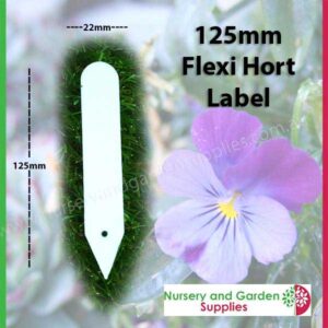 125mm Flexi Hort plant label - for more info visit nurseryandgardensupplies.co.nz
