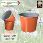 120mm Teku squat pot TC