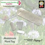 Aluminium Plant Tag Label with Tie at Nursery and Garden Supplies NZ - for more info go to nurseryandgardensupplies.co.nz