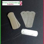 Aluminium Plant Tag Label with Tie at Nursery and Garden Supplies NZ - for more info go to nurseryandgardensupplies.co.nz