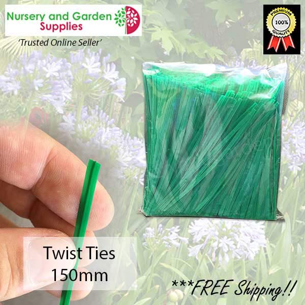 Twist Tie 150mm - for more go to nurseryandgardensupplies.co.nz