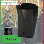 7.5 litre Poly Planter Bags PB12 at Nursery and Garden Supplies NZ - for more info go to nurseryandgardensupplies.co.nz