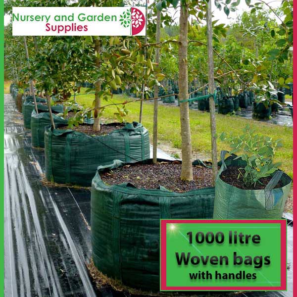 1000 litre woven planter bag tree bag at Nursery and Garden Supplies NZ - for more info go to nurseryandgardensupplies.co.nz