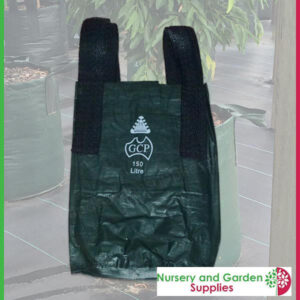 150 litre woven planter bag tree bag at Nursery and Garden Supplies NZ - for more info go to nurseryandgardensupplies.co.nz