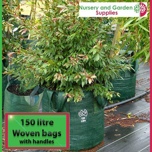 150 litre woven planter bag tree bag at Nursery and Garden Supplies NZ - for more info go to nurseryandgardensupplies.co.nz
