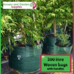 200 litre woven planter bag tree bag at Nursery and Garden Supplies NZ - for more info go to nurseryandgardensupplies.co.nz