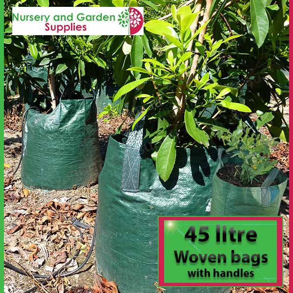 45 litre woven planter bag tree bag at Nursery and Garden Supplies NZ - for more info go to nurseryandgardensupplies.co.nz