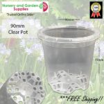 90mm Clear Orchid Pot