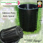 143mm Plastic Anti-Spiral Pot (140mm)