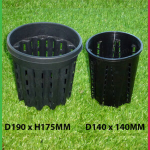 143mm Plastic Anti-Spiral Pot (140mm)