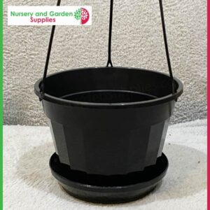 140mm Hanging Basket Black