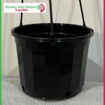 115mm Hanging Pot Black