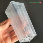 50mm Square Deep Tube CLEAR