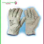 Cow Grain Leather Trucking Riggers Gloves - Size XL