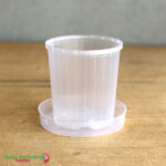 125mm Clear Pot with Saucer Nursery Quality Combo