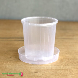125mm Clear Pot with Saucer Nursery Quality Combo