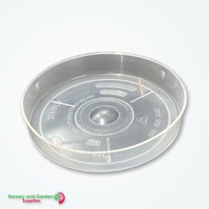 Saucer to suit 125 & 150mm Pots Clear
